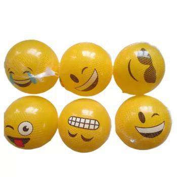 Emoji mintás gumilabda 23cm-es többféle változatban kép
