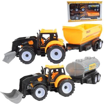 Engineering Truck: Tanker és utánfutós traktor szett 28cm kép
