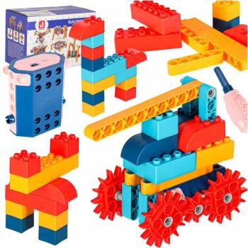 Építőkockák, motorral mozgatható, 116 darabos kép