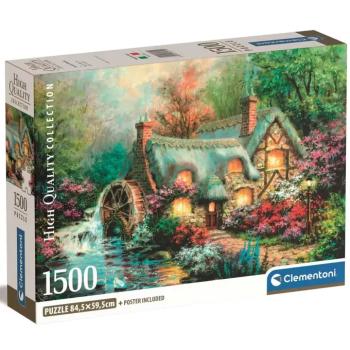Erdei faház 1500db-os HQC puzzle 84,5x59,5cm - Clementoni kép