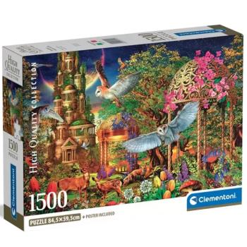 Erdei fantáziakert 1500db-os HQC kompakt puzzle - Clementoni kép