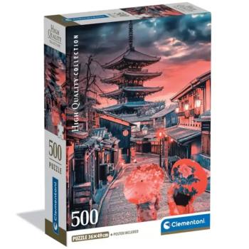 Este Kyoto városában 500db-os HQC kompakt puzzle - Clementoni kép
