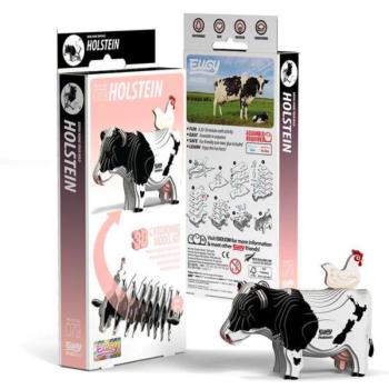 EUGY Holstein-fríz tehén 3D puzzle kép