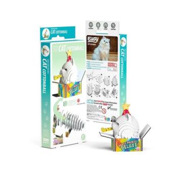 EUGY Macska - Cottonball 3D puzzle kép