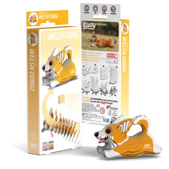 EUGY Welsh Corgi 3D puzzle kép