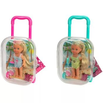 Évi Love utazó baba bőrönddel és kiegészítőkkel többféle változatban 1db - Simba Toys kép