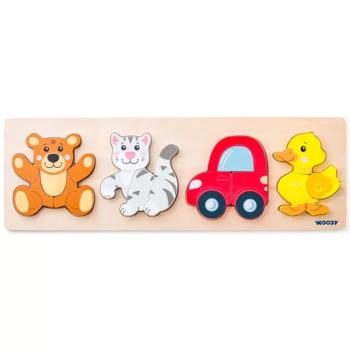 Fa 4db-os baba puzzle - Woodyland kép