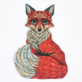 Fa kirakó felnőtteknek | Ravasz Róka | 159 darab | Közepes | Lézervágott fa | Állat alakú darabok | 29 x 21 cm | Lubiwood kép