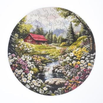 Fa kirakó felnőtteknek | Rejtett Paradicsom | 147 darab | Közepes | Fantázia alakú darabok | Lézervágott fa | 29 x 21 cm | Lubiwood kép