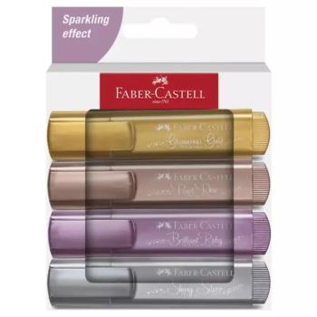 Faber-Castell: 1546 Metál 4 db-os szövegkiemelő filctoll szett kép