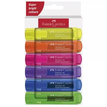 Faber-Castell: 1546 Neon fluorescent 6 db-os szövegkiemelő filctoll szett kép