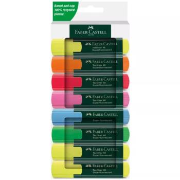 Faber-Castell: 1548 Fluorescent 8 db-os szövegkiemelő filctoll szett kép