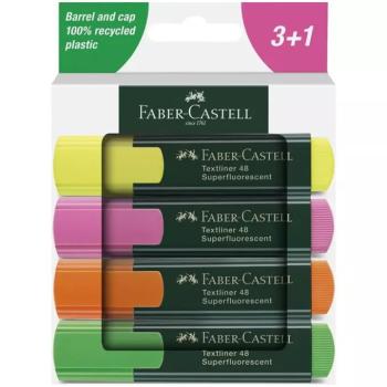 Faber-Castell: 1548 Superfluorescent 4 db-os szövegkiemelő filc szett kép