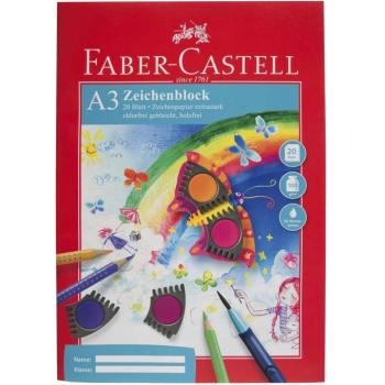 Faber-Castell: A3 rajzfüzet – 20 ív extraerős, 100 g-os művészpapírral kép