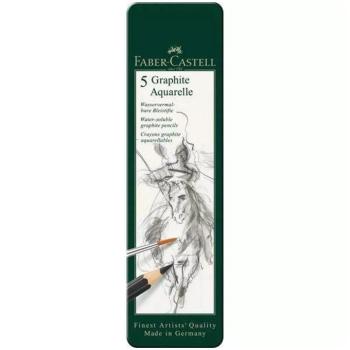 Faber-Castell: Akvarell grafitceruza készlet fém dobozban 5db-os kép