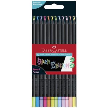 Faber-Castell: Black Edition Pastel színes ceruza szett 12db-os kép