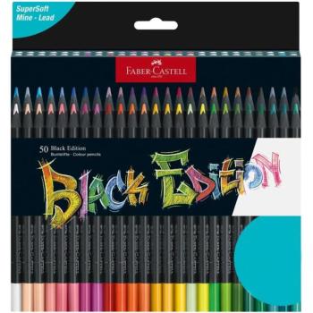 Faber-Castell: Black Edition színes ceruza szett 50db-os kép