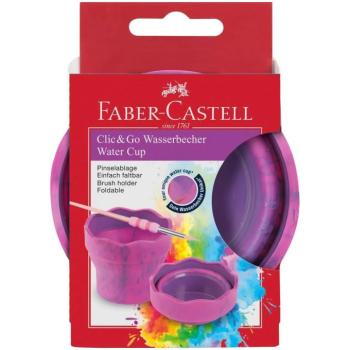 Faber-Castell: Click and Go rózsaszín márvány ecsettál kép