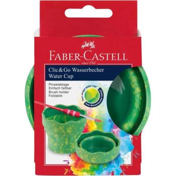 Faber-Castell: Click and Go zöld márvány ecsettál kép