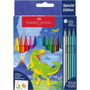 Faber-Castell: Dinoszauruszos filctoll 10+3db-os csomag kép