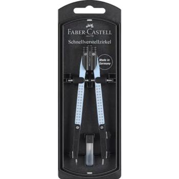 Faber-Castell: GRIP körzőszett gyorsállítóval égkék színben kép