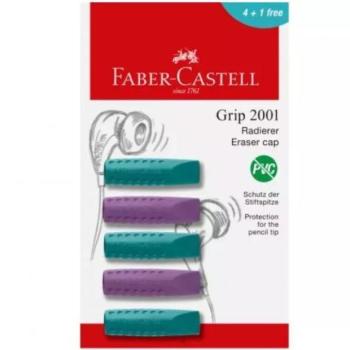 Faber-Castell: GRIP 5 db-os kupakradír szett lila és kék színben kép