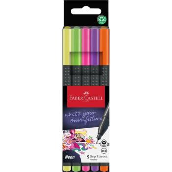 Faber-Castell: Grip neon 0,4mm-es tűfilctoll szett 5db-os kép
