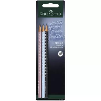Faber-Castell: GRIP Sparkle Harmony 3 db-os grafitceruza szett ;B;