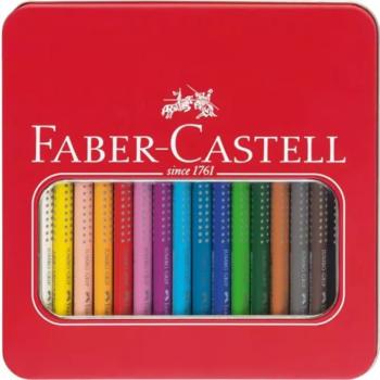 Faber-Castell: Jumbo Grip színesceruza készlet fémdobozban 16db-os kép