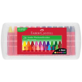 Faber-Castell: Jumbo háromszögletű zsírkréta 24db-os szett kép