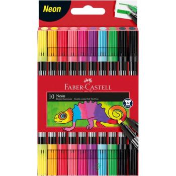 Faber-Castell: Kétvégű neon filctoll 10db-os szett kép