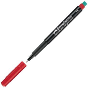 Faber-Castell: Multimark alkoholos filc F 0,6mm-es piros kép