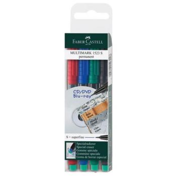 Faber-Castell: Multimark alkoholos filc S 0,4mm-es 4db-os készlet kép