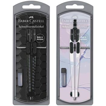 Faber-Castell: S&V körző szett gyorsállítóval kétféle változatban 1db kép