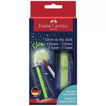 Faber-Castell: Sötétben világító csillám ragasztó 2x12ml kép