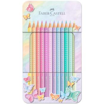 Faber-Castell: Sparkle 12db-os pasztell színes ceruza készlet fém dobozban kép