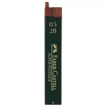 Faber-Castell: Super Polymer ironbetét 0,5mm, 12db-os, 2B