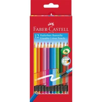 Faber-Castell: Színesceruza szett radírvéggel 12db kép