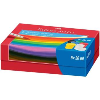 Faber-Castell: Tégelyes tempera szett 6x20ml kép