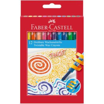 Faber-Castell: Twist zsírkréta szett 12db-os kép
