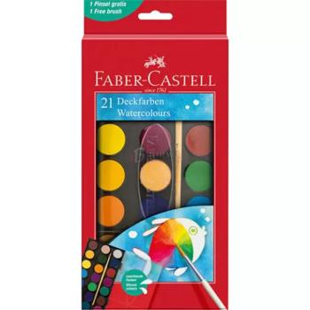 Faber-Castell: Vízfesték 21db-os szett 30mm-es korongokkal kép