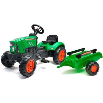 Falk: Traktor Supercharger utánfutóval – zöld kép