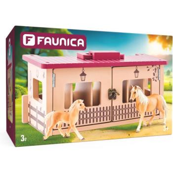 Faunica: Fa lovarda ló figurákkal 3db-os játékszett – Woodyland kép