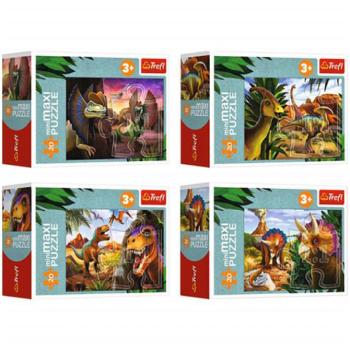 Fedezd fel a dinoszauruszok világát 20db-os MiniMaxi puzzle - Trefl kép