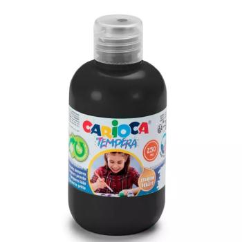 Fekete tempera 250ml-es - Carioca kép