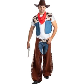 Férfi jelmez - Cowboy Méret - felnőtt: L-XL kép