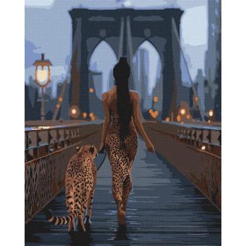 Festés számok szerin - Ragadozó lányok ©art_selena_ua 40 x 50 cm kép