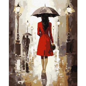 Festés számok szerint - Esős nap art_selena_ua 40 x 50 cm kép