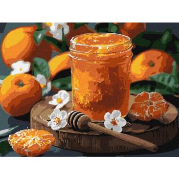 Festés számok szerint - Mandarin méz art_selena_ua 30 x 40 cm
