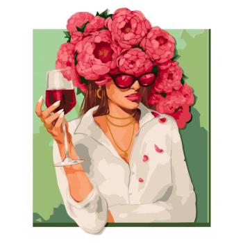 Festés számok szerint - Virágzó hangulat ©Kira Corporal 40 x 50 cm kép